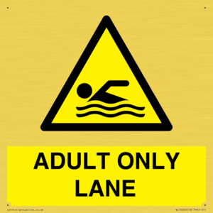 ADULT ONLY LANE